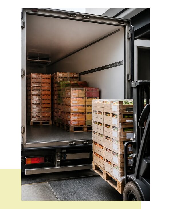 Перевозка сельхозпродукции на паллетах с доставкой в Димитровград